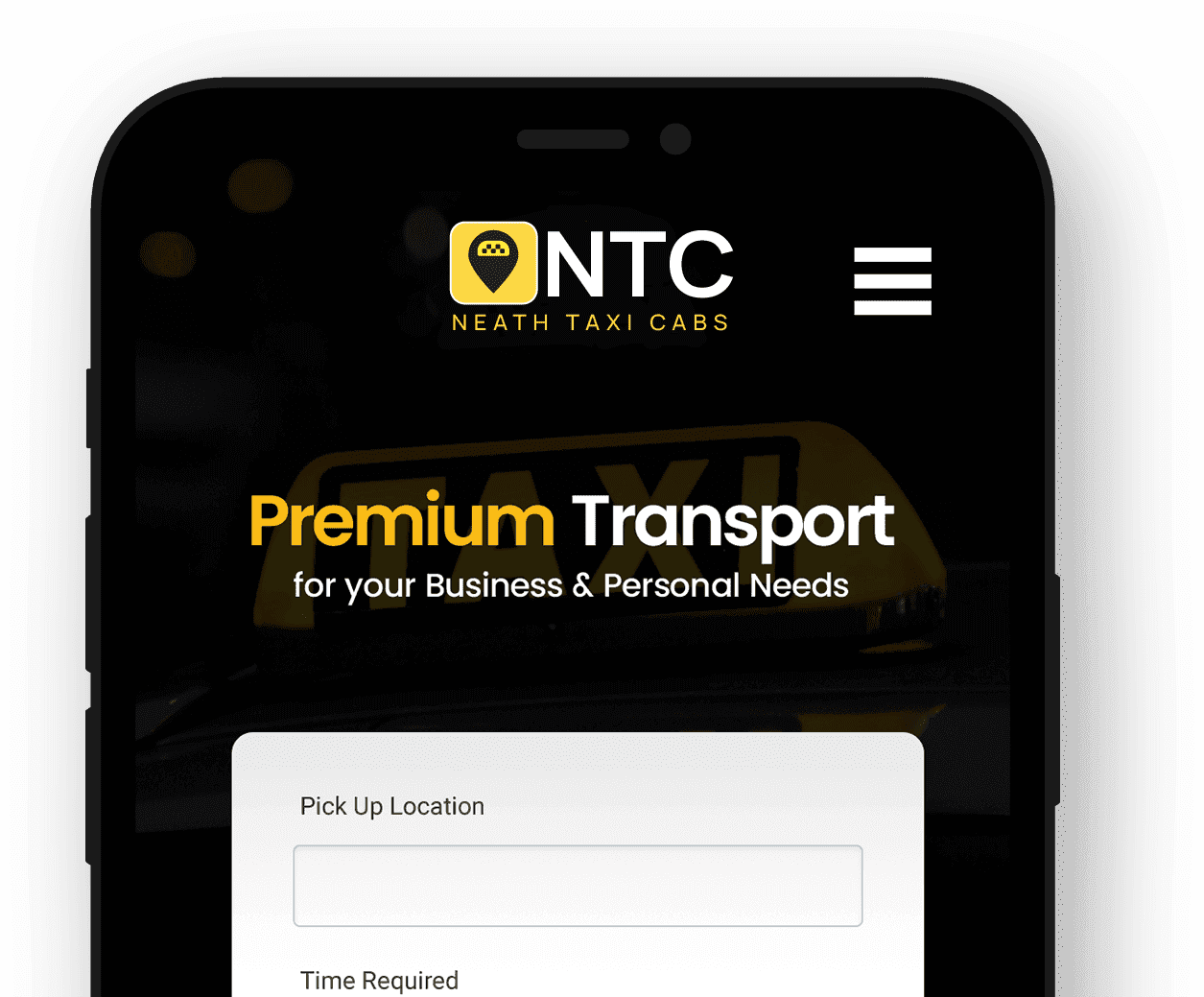 Neath Taxi Cabs - Small Logo